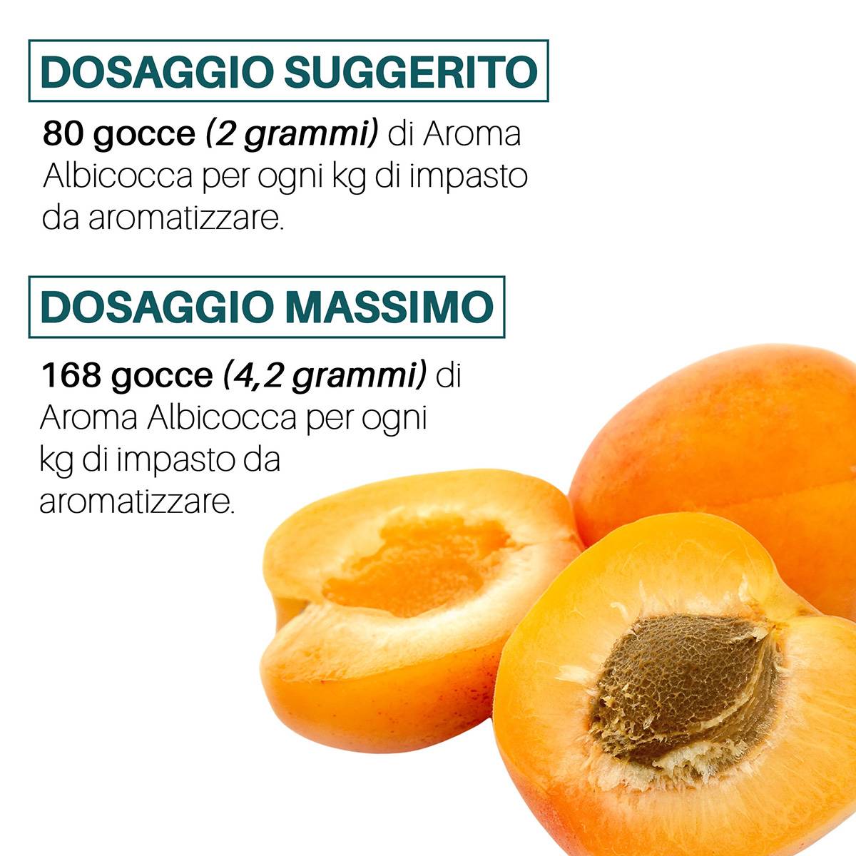 Aroma Albicocca alimentare concentrato Made in Italy