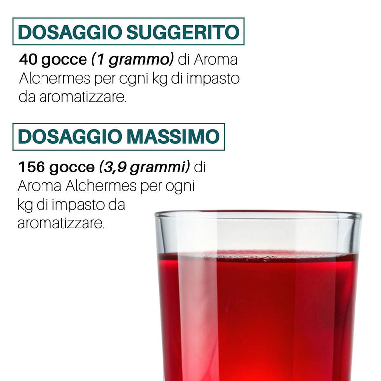 Aroma Alchermes alimentare concentrato Made in Italy