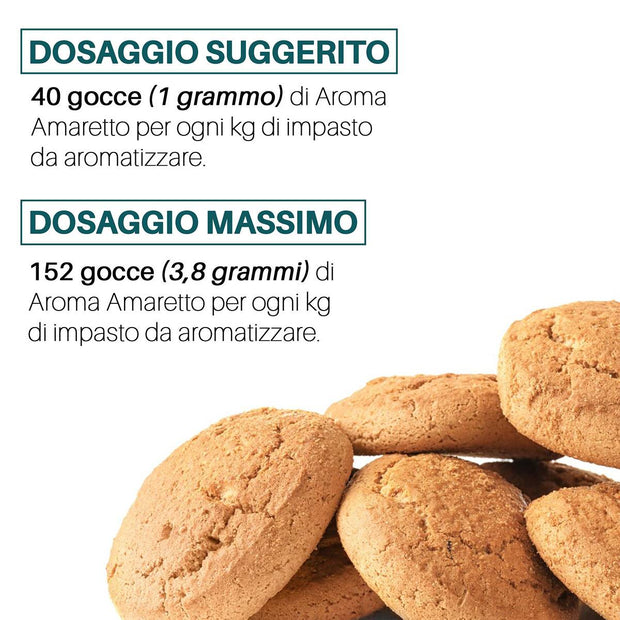 Aroma Amaretto alimentare concentrato Made in Italy