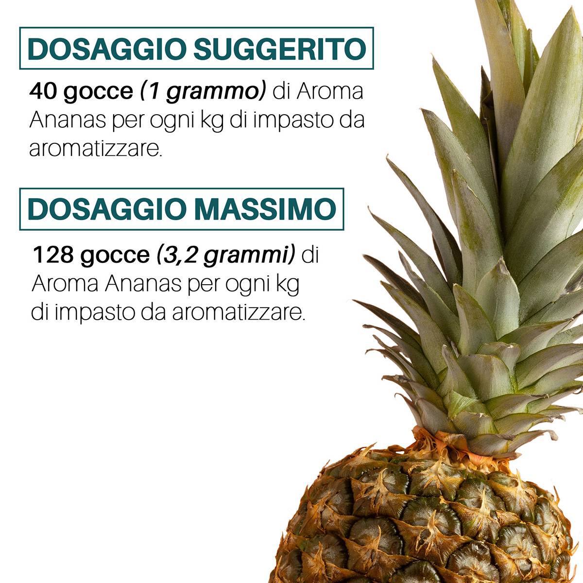 Aroma Ananas alimentare concentrato Made in Italy