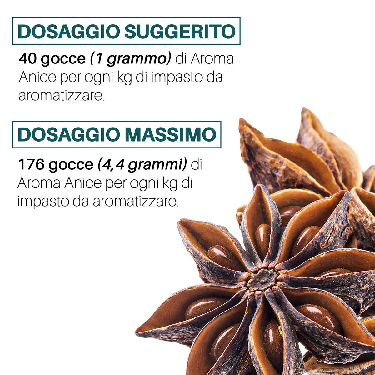 Aroma Anice alimentare concentrato Made in Italy