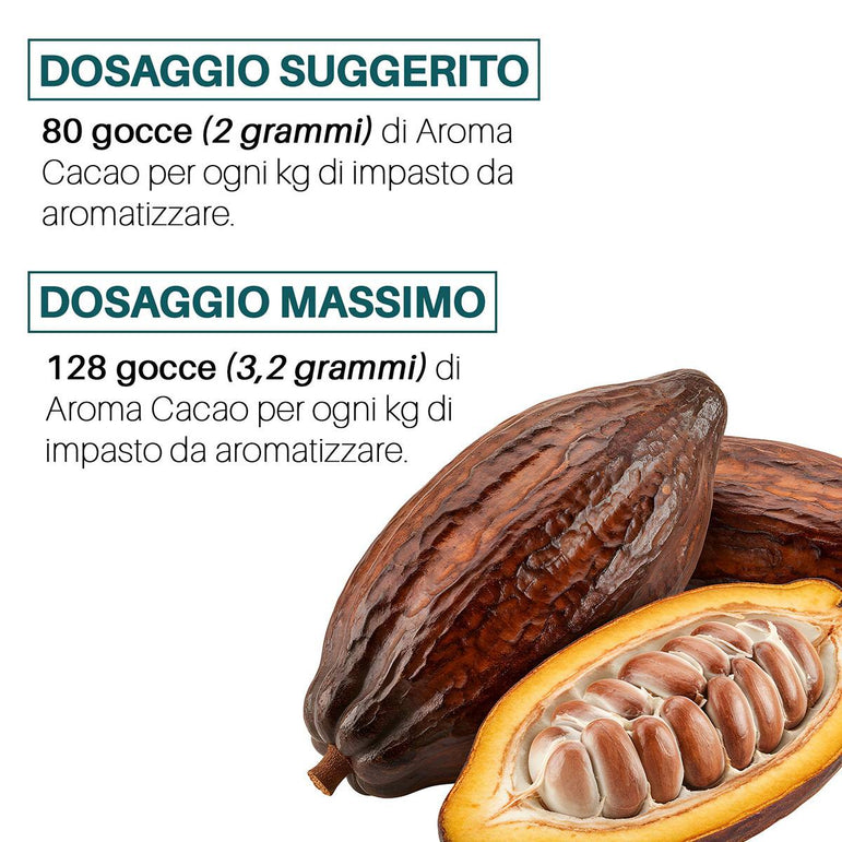 Aroma Cacao alimentare concentrato Made in Italy