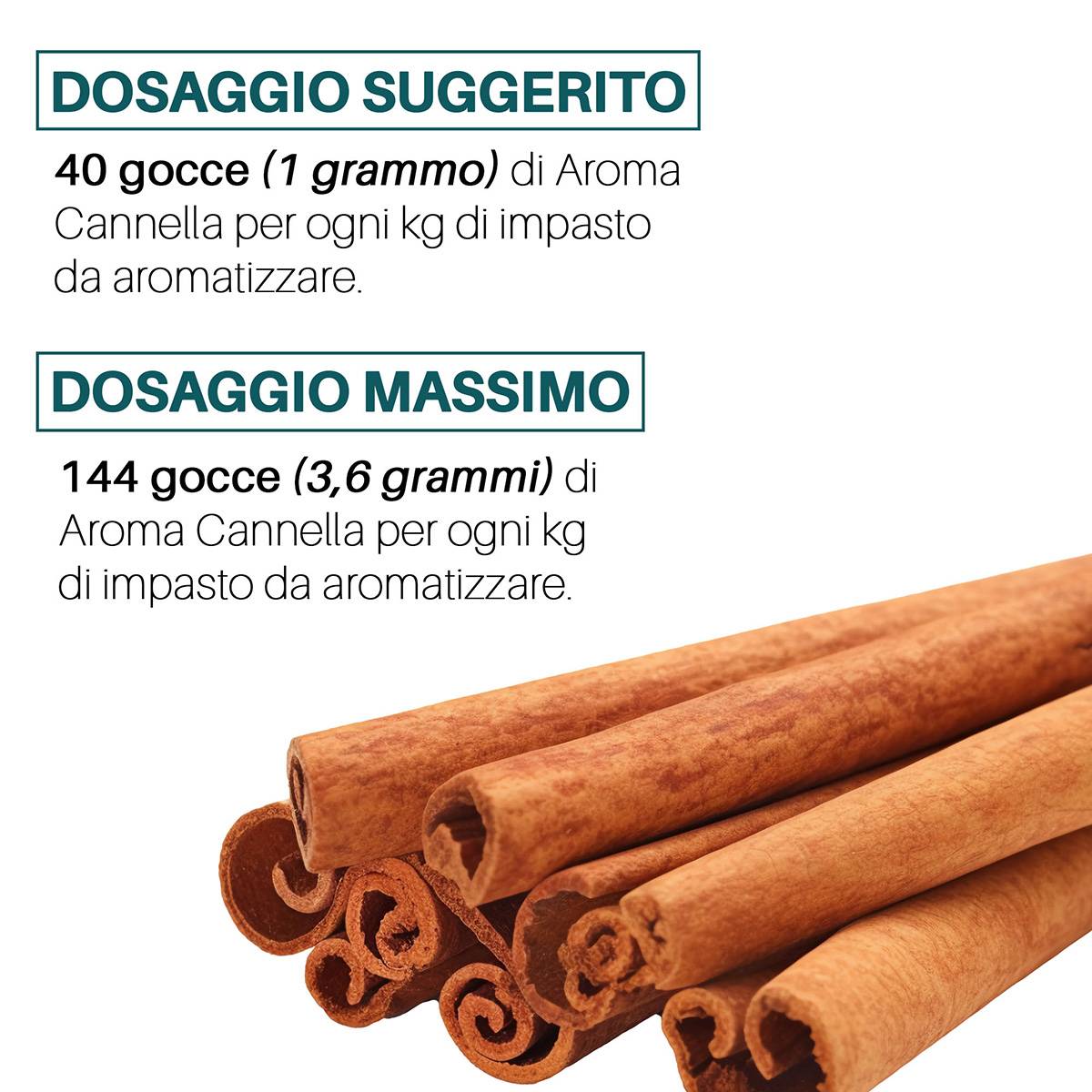 Aroma Cannella alimentare concentrato Made in Italy