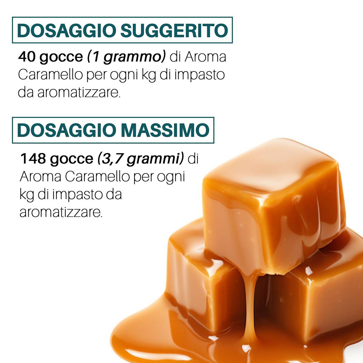Aroma Caramello alimentare concentrato Made in Italy