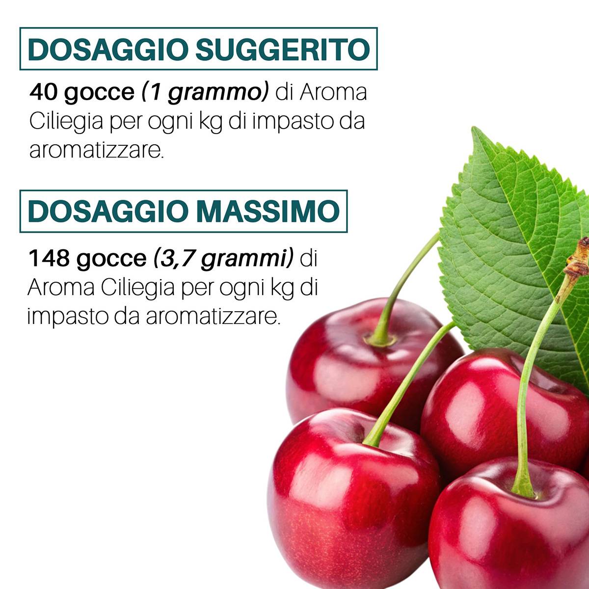 Aroma Ciliegia alimentare concentrato Made in Italy