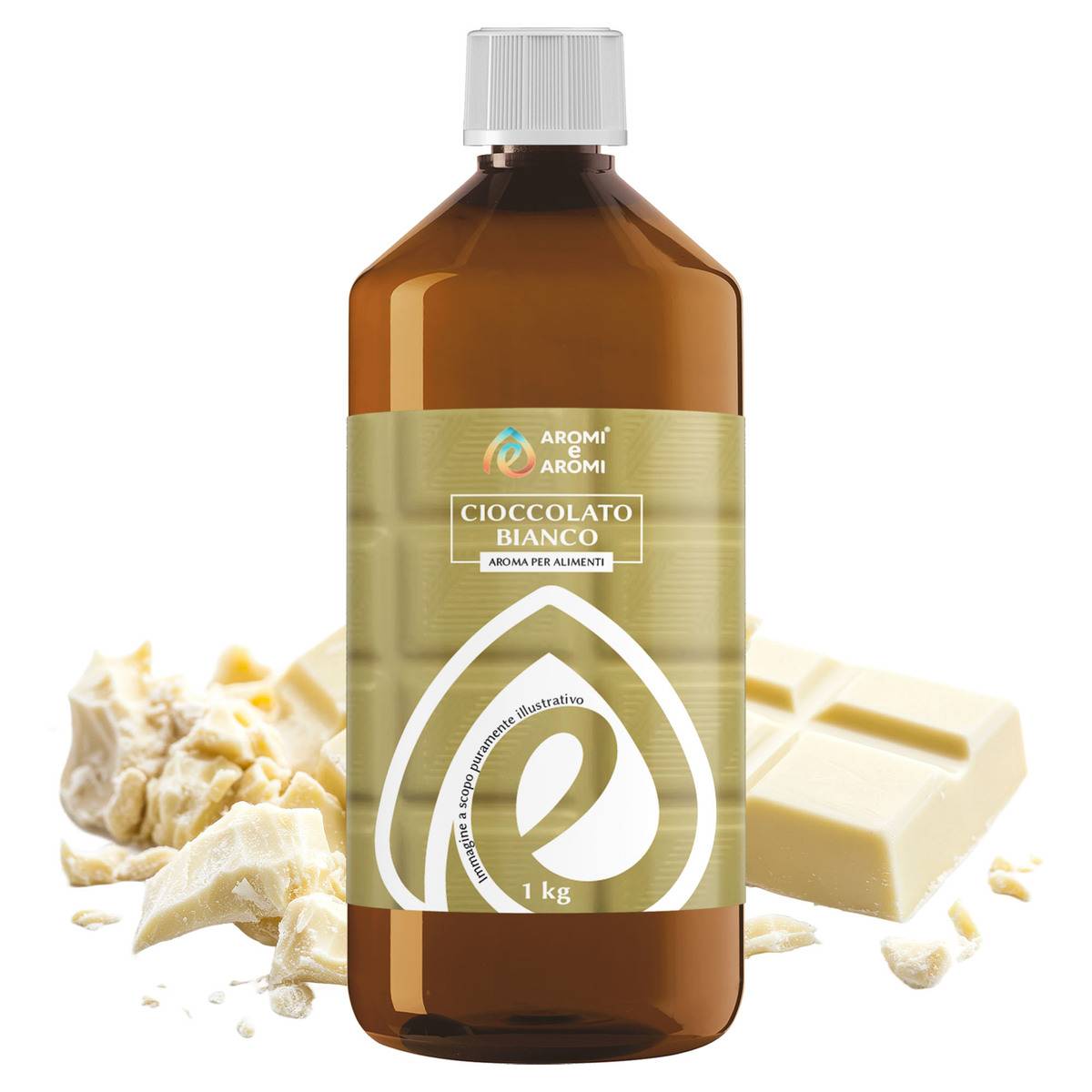 Aroma Cioccolato Bianco alimentare concentrato Made in Italy