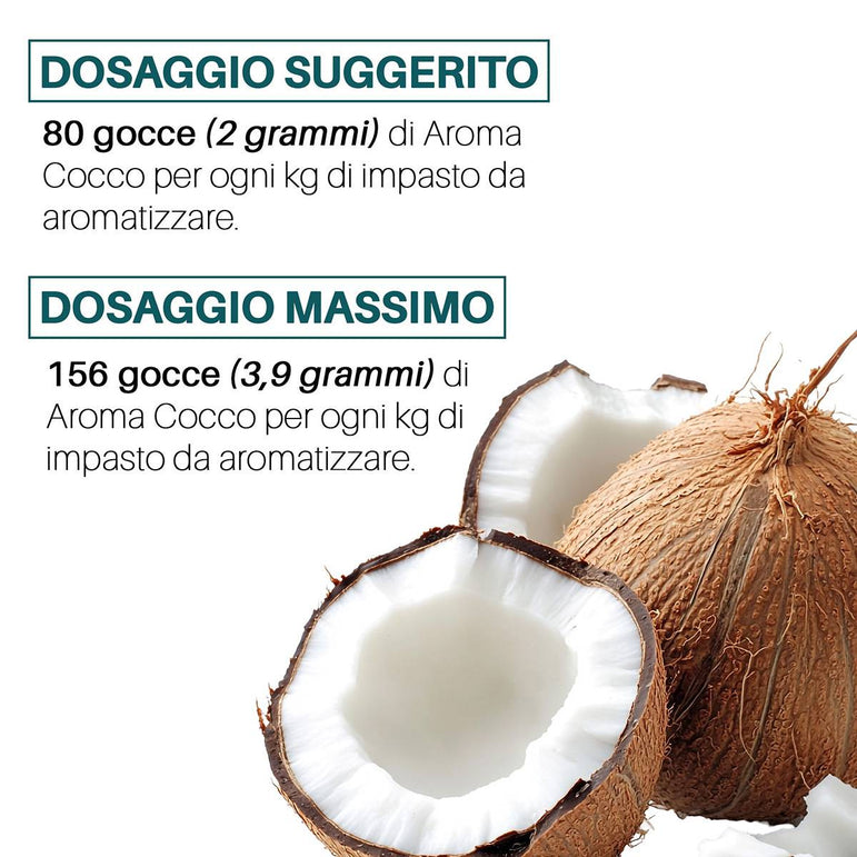 Aroma Cocco alimentare concentrato Made in Italy