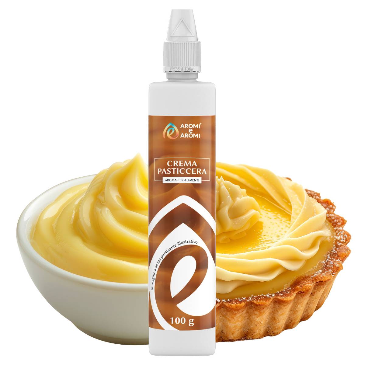 Aroma Crema pasticcera 100g - Aromi e Aromi