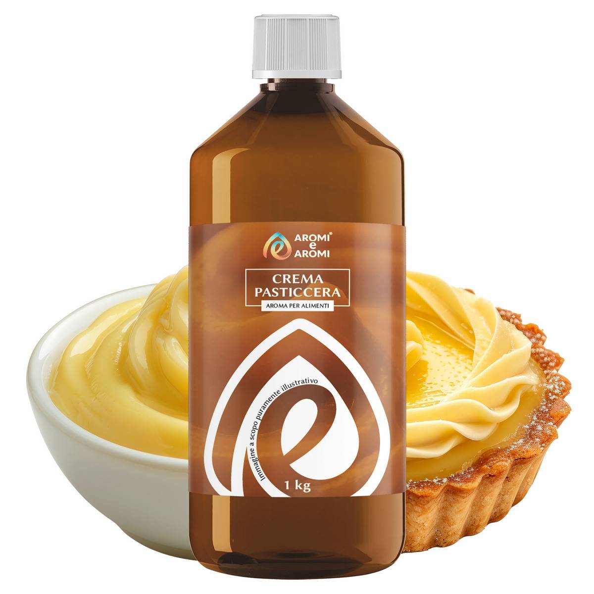 Aroma Crema Pasticcera alimentare concentrato Made in Italy