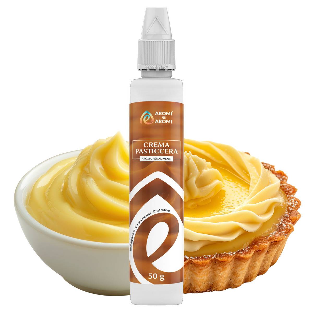 Aroma Crema pasticcera 50g - Aromi e Aromi