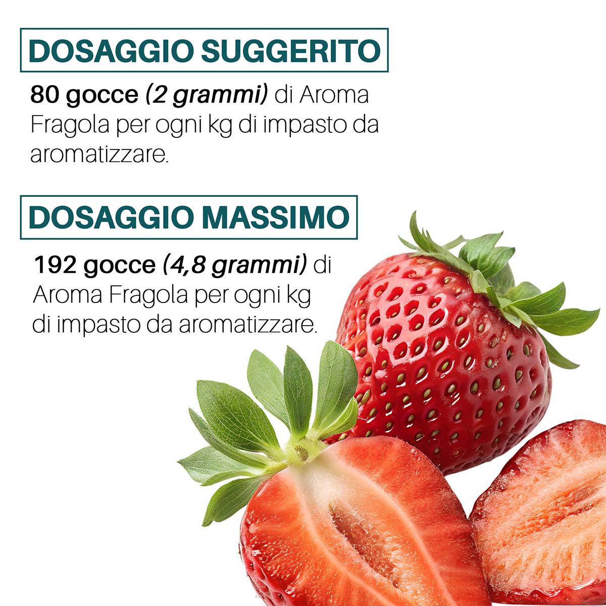 Aroma Fragola alimentare concentrato Made in Italy