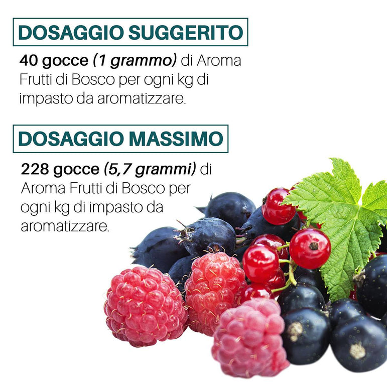Aroma Frutti Di Bosco alimentare concentrato Made in Italy