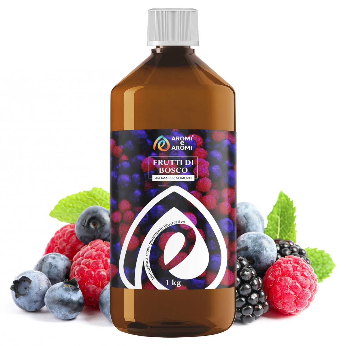 Aroma Frutti Di Bosco alimentare concentrato Made in Italy