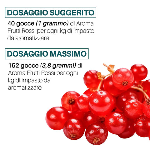 Aroma Frutti Rossi alimentare concentrato Made in Italy