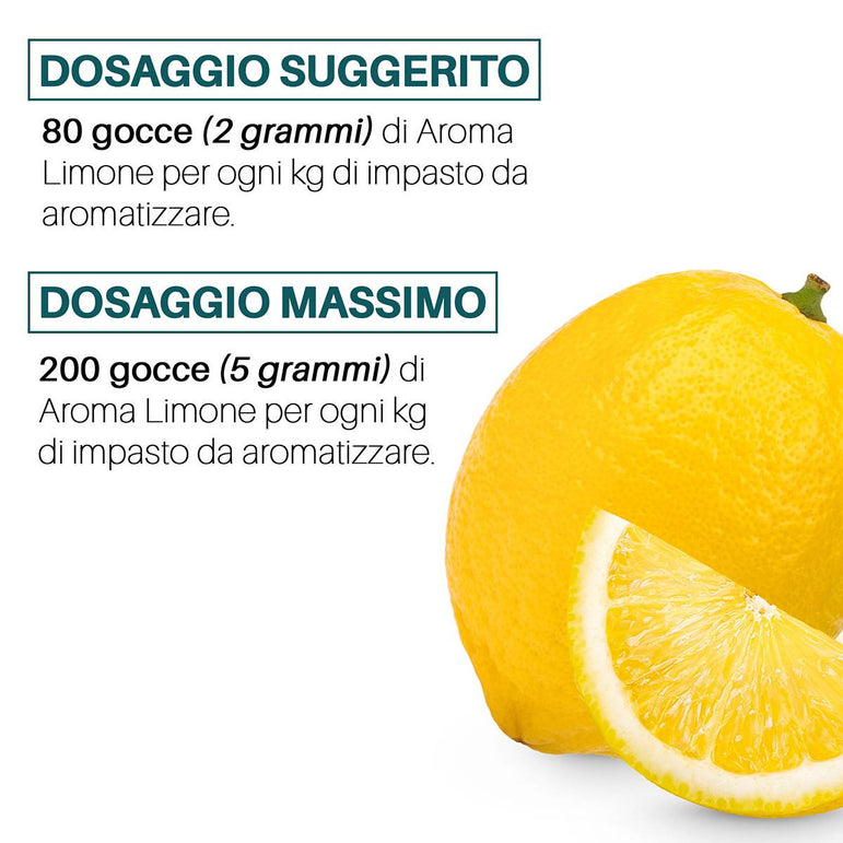 Aroma Limone alimentare concentrato Made in Italy
