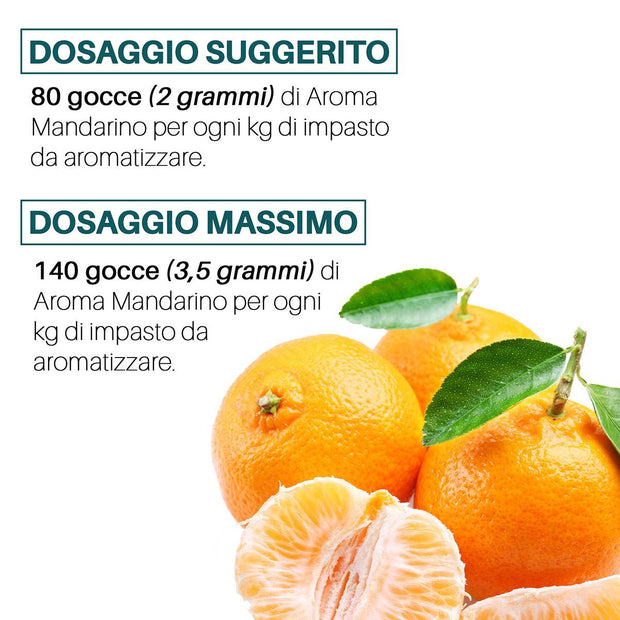 Aroma Mandarino alimentare concentrato Made in Italy