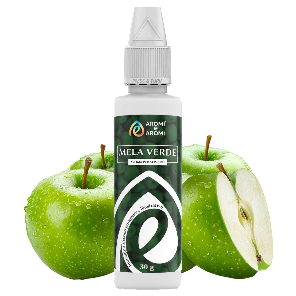 Aroma Mela verde 30g - Aromi e Aromi
