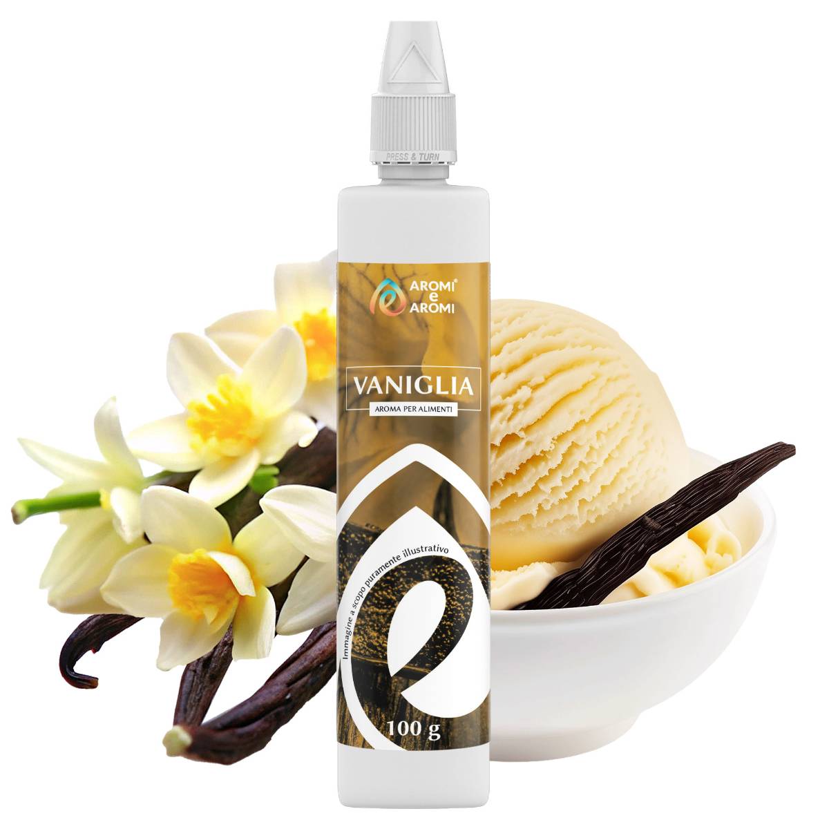 Aroma Vaniglia 100g - Aromi e Aromi