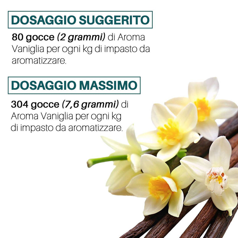 Aroma Vaniglia alimentare concentrato Made in Italy