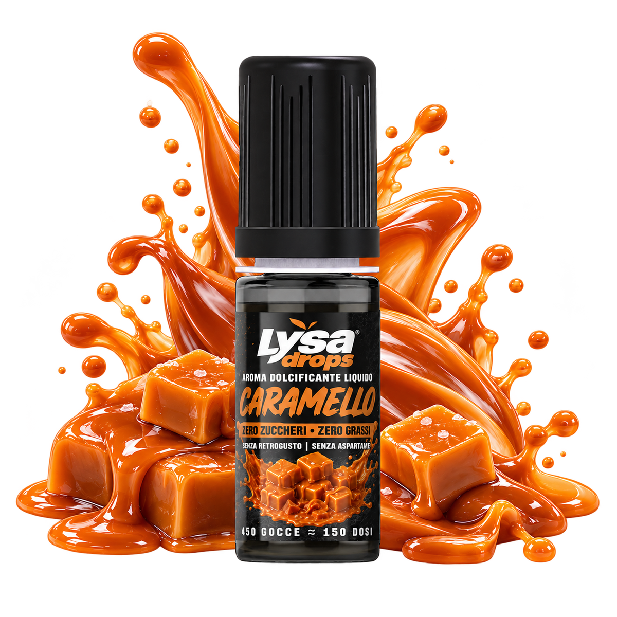 Lysa Drops Caramello gusto caramello senza zuccheri