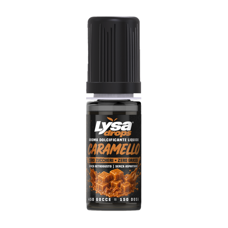 Lysa Drops Caramello dolcificante liquido per caffè 10 ml