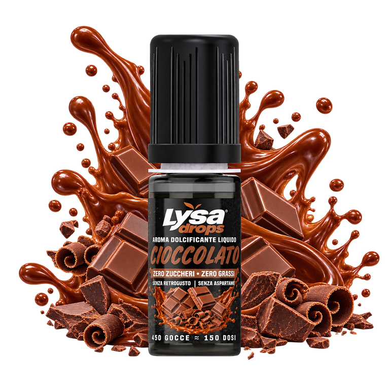 Lysa Drops Cioccolato gusto cioccolato senza zuccheri