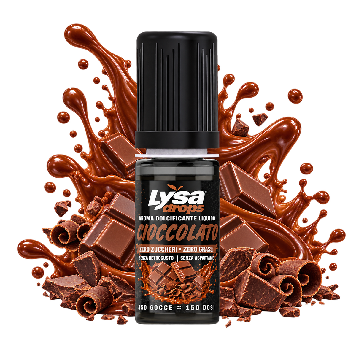 Lysa Drops Cioccolato gusto cioccolato senza zuccheri