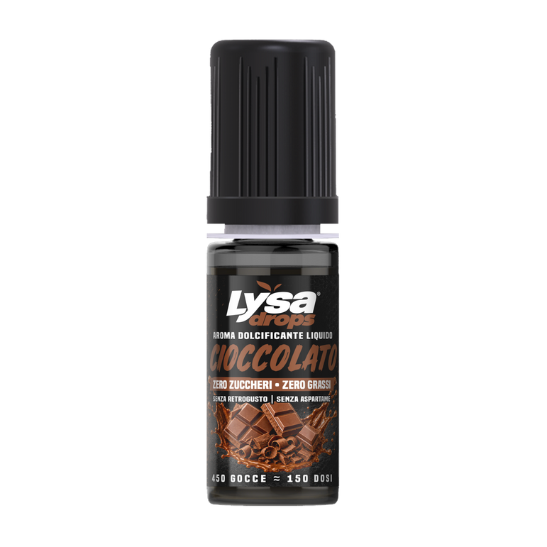 Lysa Drops Cioccolato dolcificante liquido per caffè 10 ml