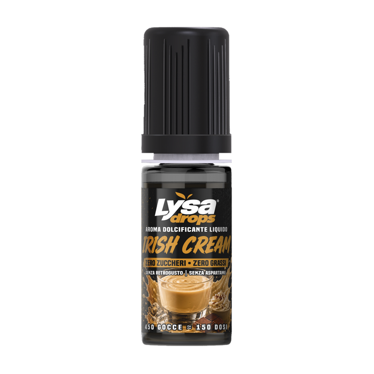 Lysa Drops Crema al Whisky (Irish Cream) dolcificante liquido per caffè 10 ml