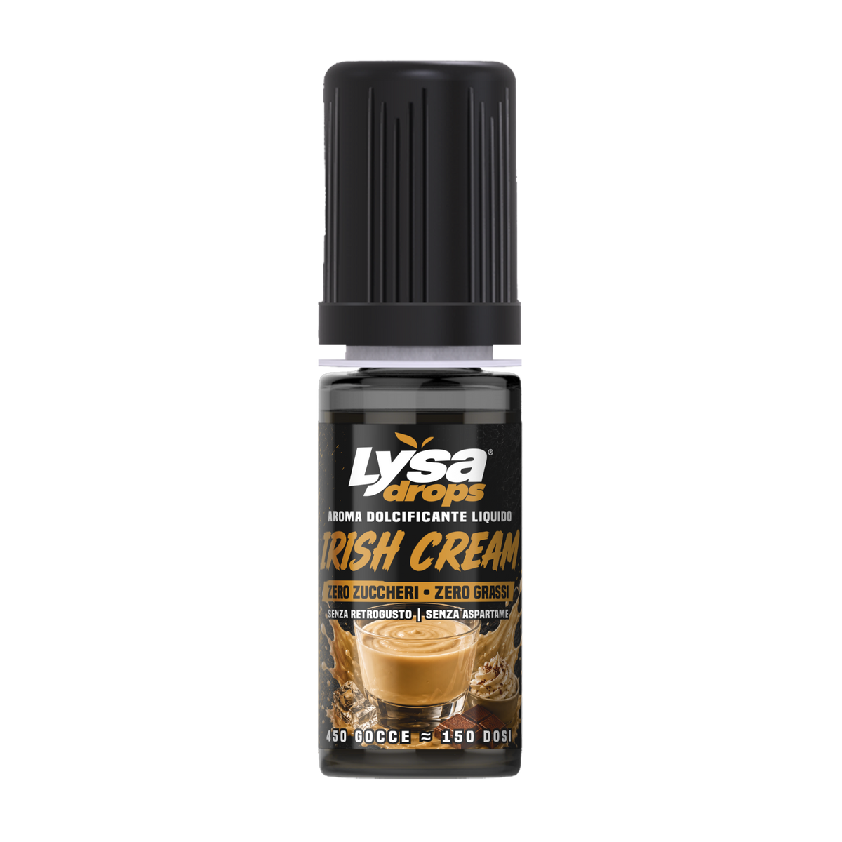 Lysa Drops Crema al Whisky (Irish Cream) dolcificante liquido per caffè 10 ml