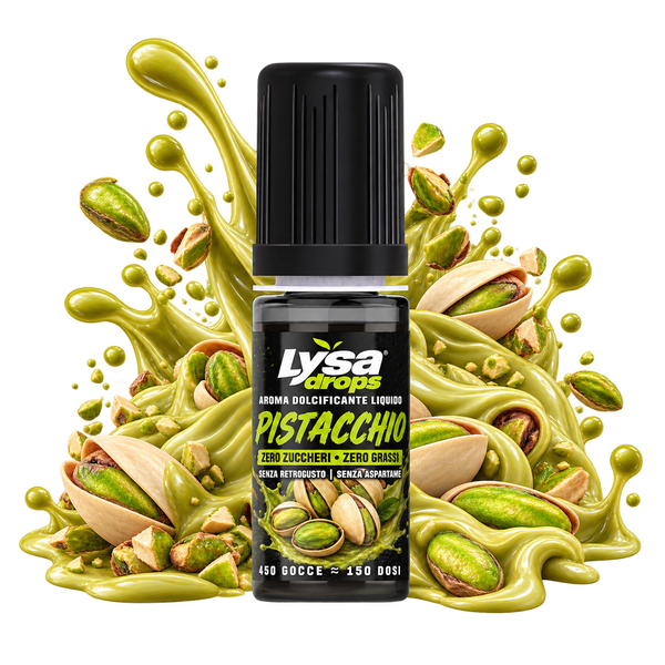 Lysa Drops Pistacchio - Aroma Dolcificante Liquido per Caffè 10 ml