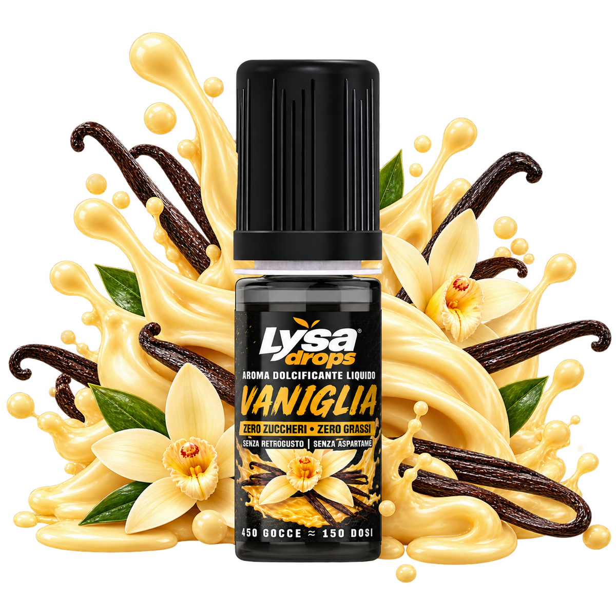 Lysa Drops Vaniglia gusto vaniglia senza zuccheri
