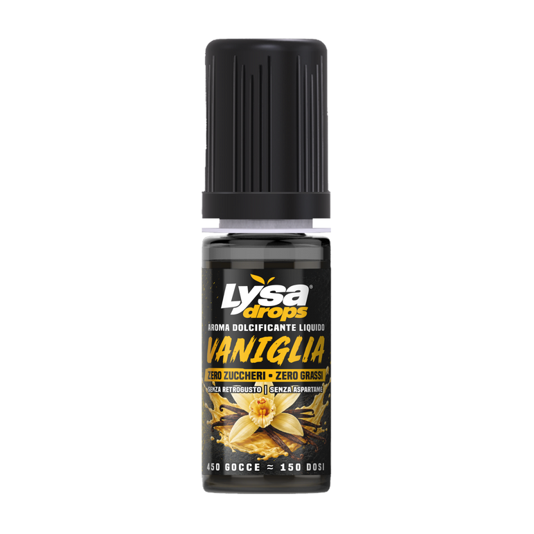 Lysa Drops Vaniglia dolcificante liquido per caffè 10 ml